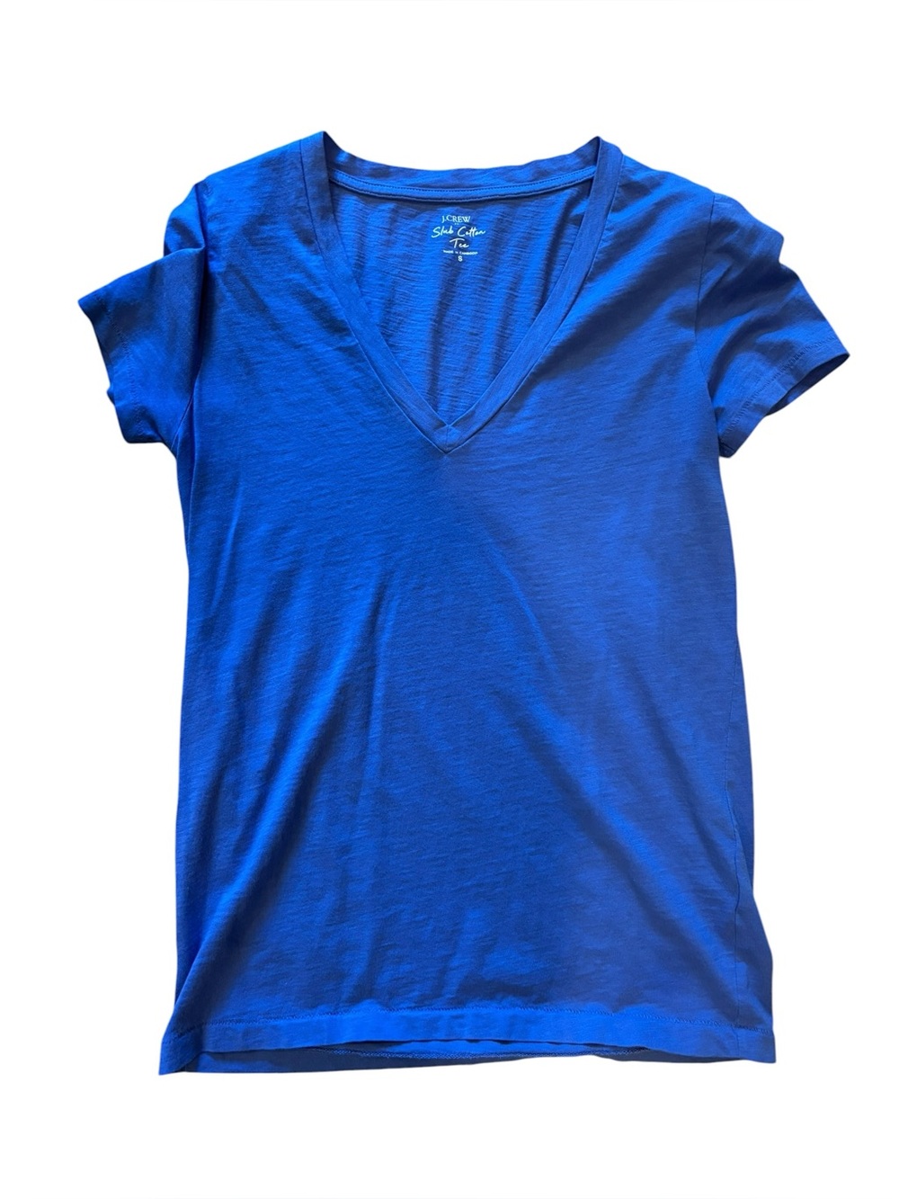 J. Crew v neck slub cotton tee small